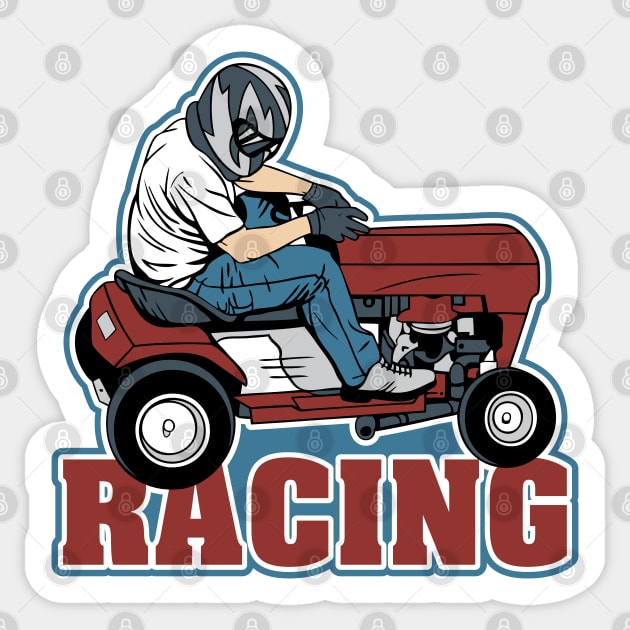 Lawn Mower Racing Sticker by RadStar